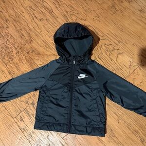 Nike 2T toddler/ kids Black Hooded Jacket